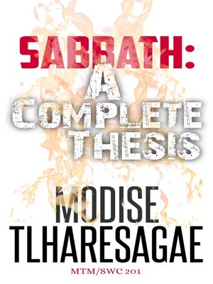 cover image of Sabbath